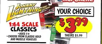 Ollie's 1:64 SCALE CLASSICS offer