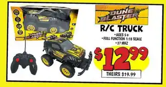 Ollie's DUNE BLASTER R/C TRUCK offer