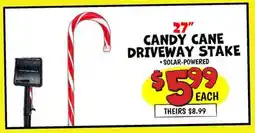 Ollie's 27 CANDY CANE DRIVEWAY STAKE offer