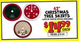 Ollie's 42 CHRISTMAS TREE SKIRTS offer