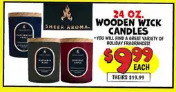 Ollie's 24 OZ. WOODEN WICK CANDLES offer