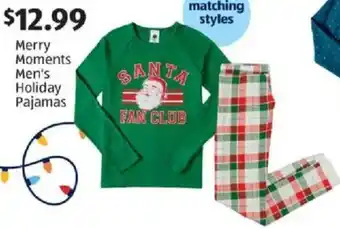 Merry Moments Men's Holiday Pajamas