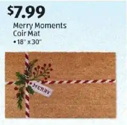 Aldi Merry Moments Coir Mat offer
