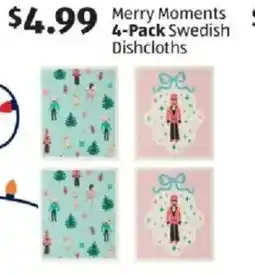 Aldi Merry Moments Swedish Dishcloths offer