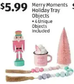 Aldi Merry Moments Holiday Tray Objects offer