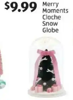 Aldi Merry Moments Cloche Snow Globe offer
