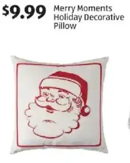 Aldi Merry Moments Holiday Decorative Pillow offer