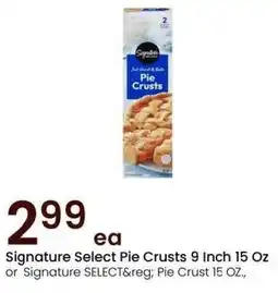 Albertsons Signature Select Pie Crusts offer
