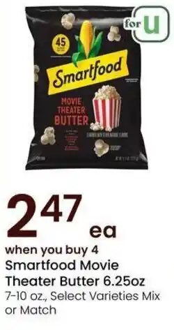 Albertsons Smartfood Movie Theater Butter offer