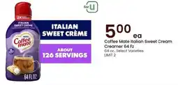 Albertsons Coffee Mate Italian Sweet Cream Creamer offer