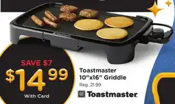 Kroger Toastmaster 10"x16" Griddle offer