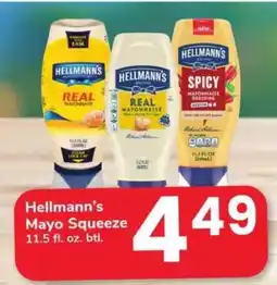 Safeway Hellmann's Mayo Squeeze offer