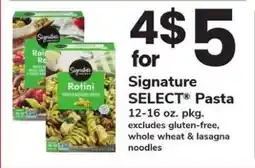 Safeway Signature Select Pasta offer