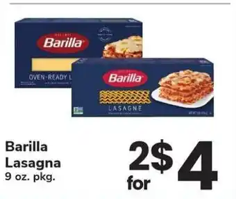 Barilla Lasagna