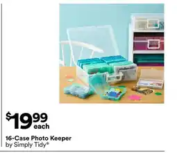 Michaels 16-case Photo Keeper by Simply Tidy offer