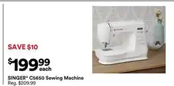 Michaels SINGer c5650 Sewing Machine offer
