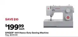 Michaels SINGer 4411 Heavy-Duty Sewing Machine offer