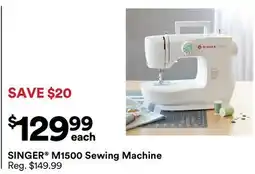 Michaels SINGer M1500 Sewing Machine offer