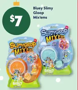 Family Dollar Bluey Slimy Gloop Mix'ems offer
