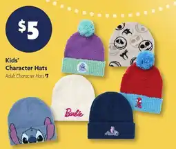 Family Dollar Kids' Character Hats offer