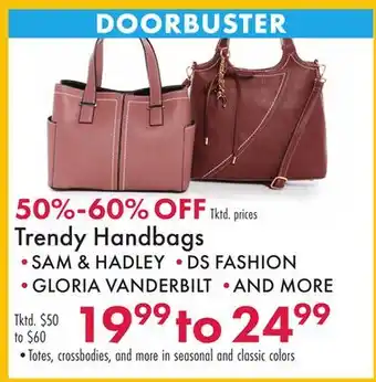 Boscov's Trendy Handbags offer