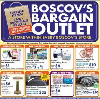 Boscov's Bargain Outlet offer