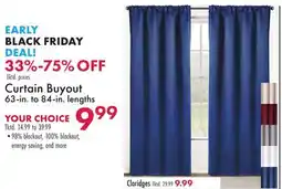 Boscov's Curtain Buyout offer