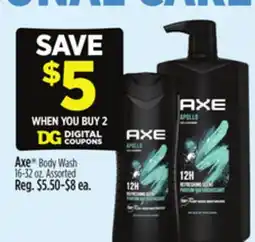 Dollar General Axe Body Wash offer