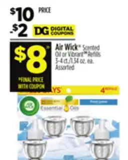 Dollar General Air Wick Scented Oil or Vibrant offer