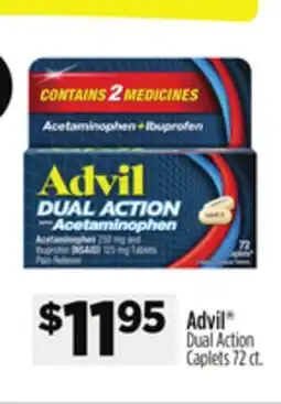 Dollar General Advil Dual Action Caplets offer