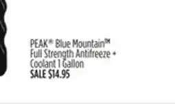 Dollar General PEAK Blue Mountain TM Full Strength Antifreeze + Coolant offer