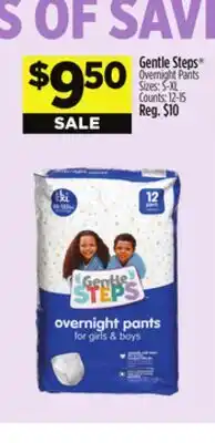 Dollar General Gentle Steps Overnight Pants offer