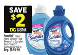 Dollar General Suavitel Liquid Fabric Softener Field Flowers or Complete Field Flowers 105 Load/100 offer