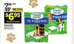 Dollar General Forever Pals Puppy Pads XL or Odor Control offer