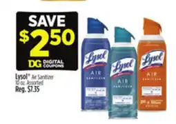 Dollar General Lysol Air Sanitizer offer