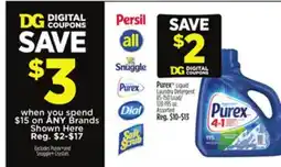 Dollar General Purex Liquid Laundry Detergent offer