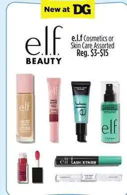 Dollar General e. l. f Cosmetics or Skin Care offer