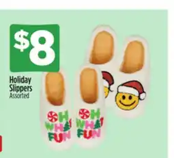 Dollar General Holiday Slippers offer
