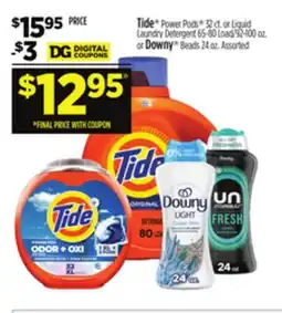 Dollar General Tide or Downy offer