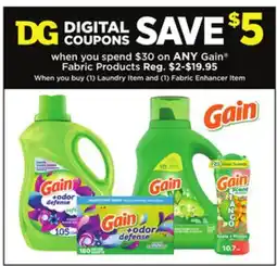 Dollar General Gain Fabric Products offer