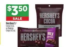 Dollar General Hershey's Cocoa 6 oz. or Baking Chips 11.5 oz offer