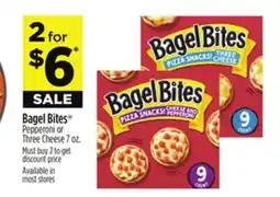 Dollar General Bagel Bites Pepperoni or Three Cheese offer