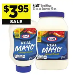 Dollar General Kraft Real Mayo 30 oz. or Squeeze 22 oz offer