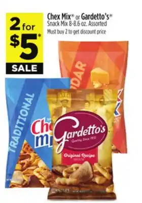 Dollar General Chex Mix or Gardetto's offer