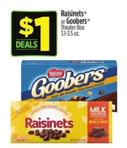 Dollar General Raisinets or Goobers Theater Box offer