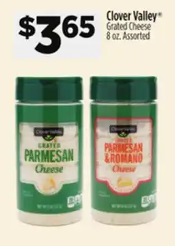 Dollar General Clover Valley Grated Cheese offer