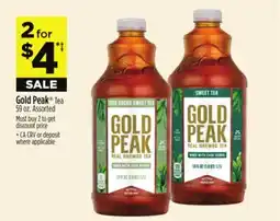 Dollar General Gold Peak Tea offer
