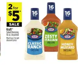 Dollar General Kraft Salad Dressing offer