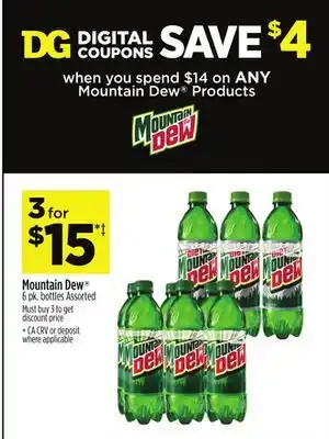 Dollar General Mountain Dew offer