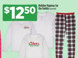 Dollar General Holiday Pajamas for the Family offer